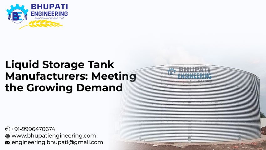 Liquid Storage Tank Manufacturers in India